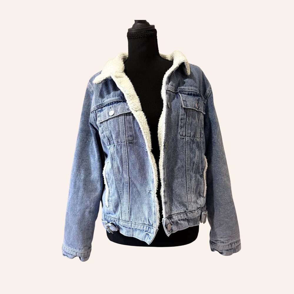 Emory Park Sherpa-Lined Denim Trucker Jacket